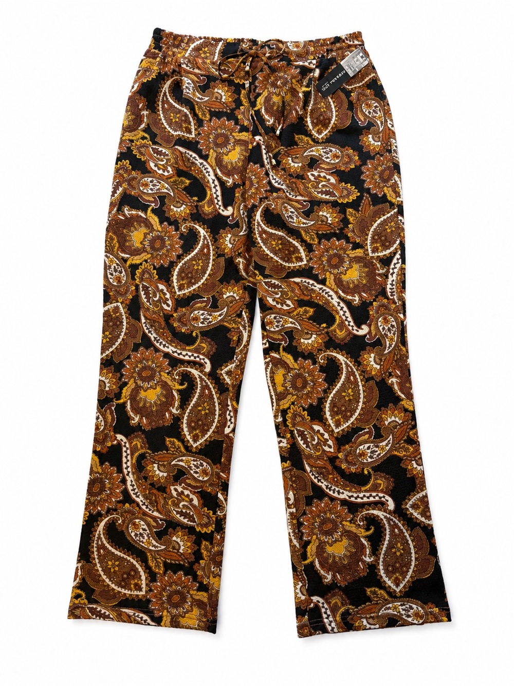 NWT Soho Apparel Boho Paisley Wide Leg Pants M